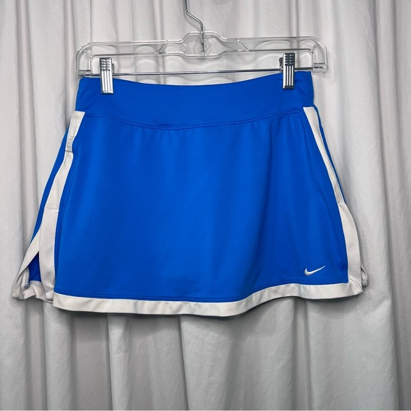 Nike Blue and White Athletic Skort - Picture 1 of 5